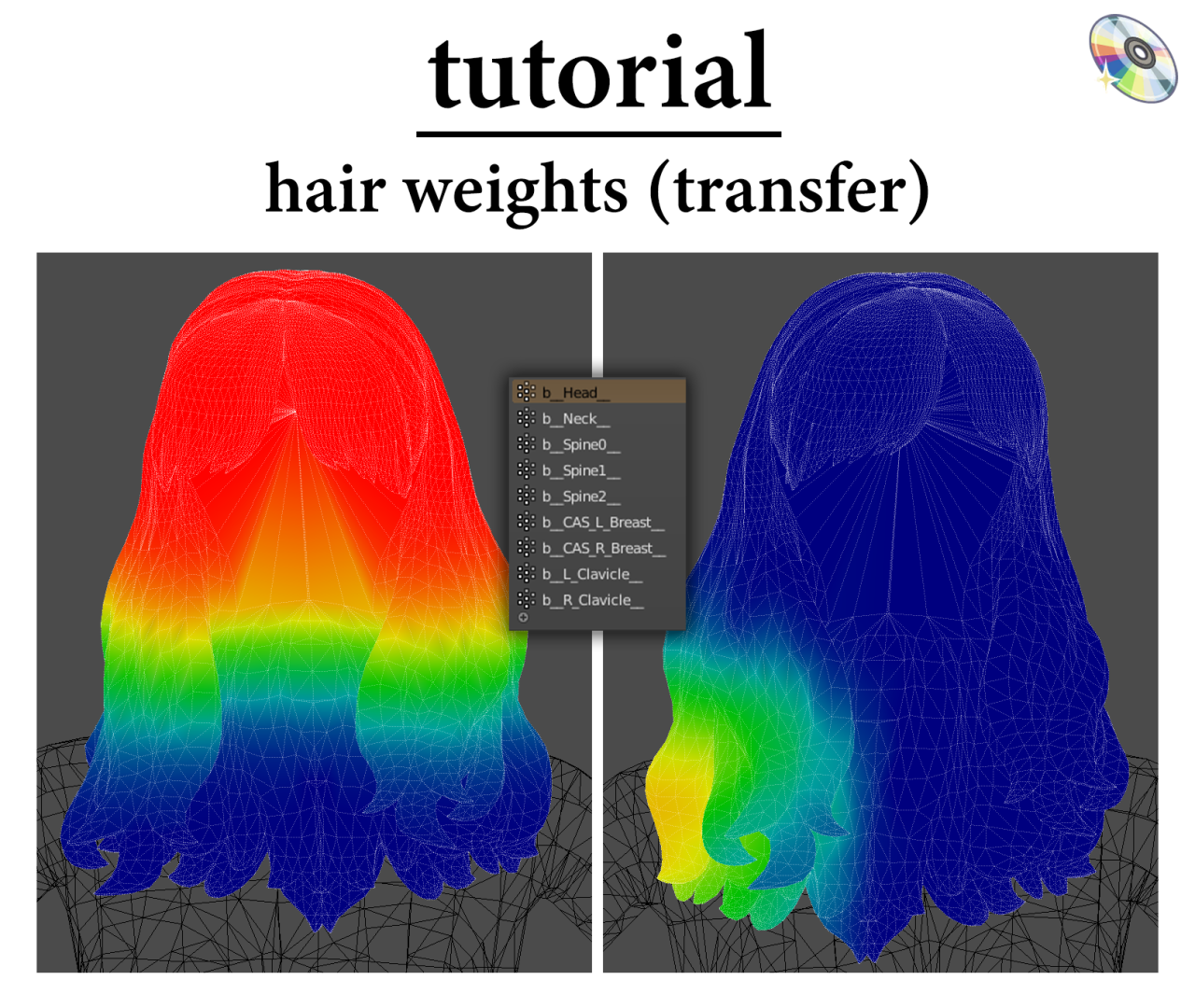 Tutorial - Hair Weights:As requested, I’ll be going over how I learnt to do weights for hairs ! I would like to mention that @qicc​ taught me this method so all credit goes to him, he’s a true king! So, without further ado, let’s begin :)
* Recommend...